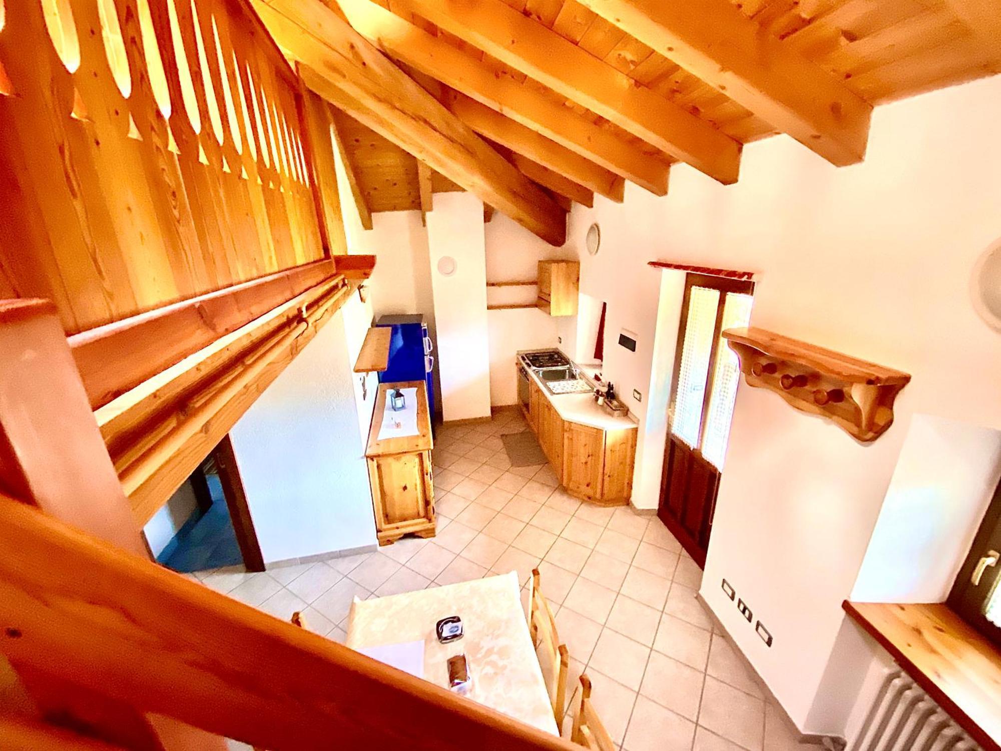 Attico Panoramico Con Soppalco Apartamento Gignod Exterior foto